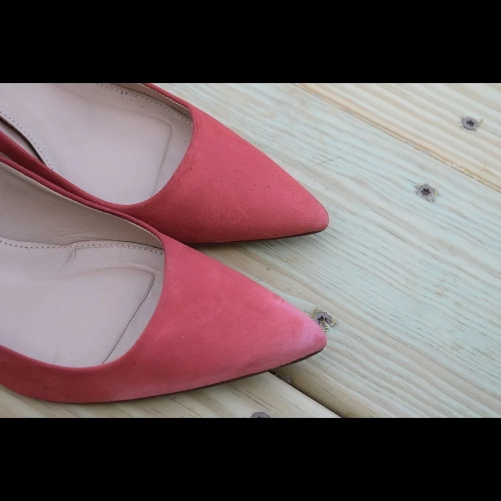 J. Crew suede pumps